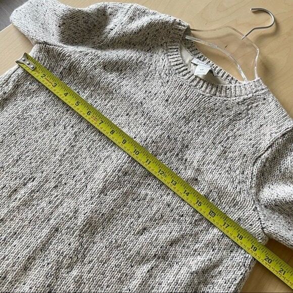 CLUB MONACO Womens Speckled Kaelane Mixed Media Pullover Sweater Size S - Picture 4 of 7